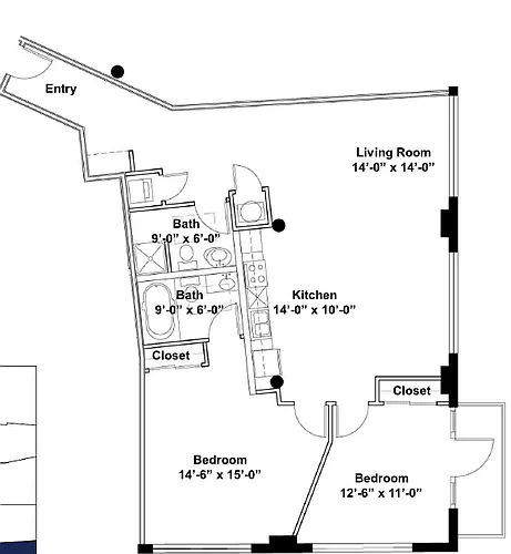 Floor plan The Gibson