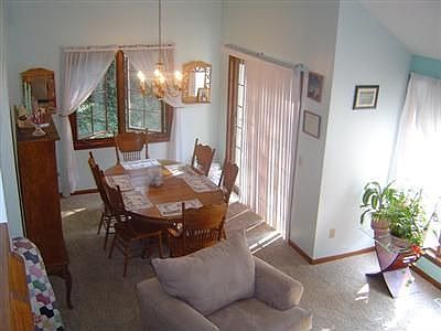Open concept Dining and Living
