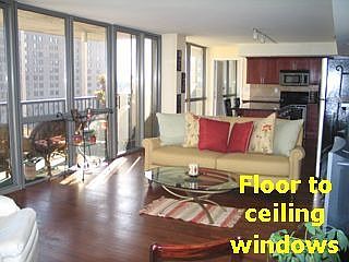 Floor to ceiling windows