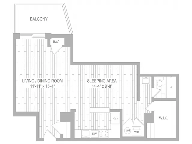 Floor plan STUDIO MODERNIZED