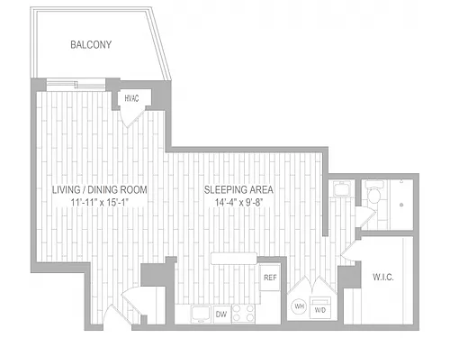 Floor plan STUDIO MODERNIZED