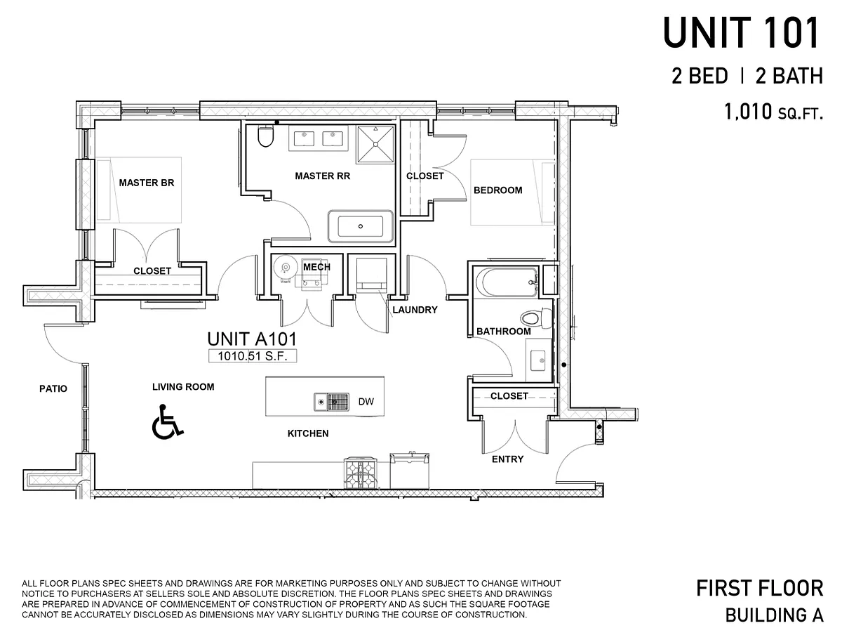 Floor plan A-101