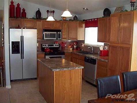Stainless steel appliances.
