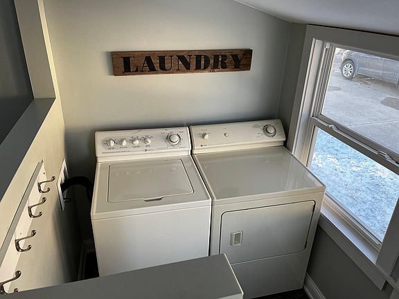 Main floor washer and dryer.
