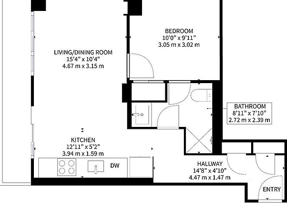 3rd image of 9205 Yonge St #1611