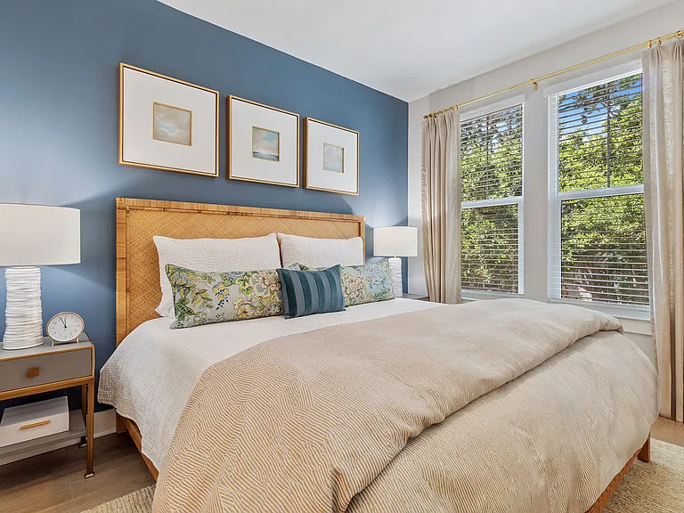 Bright, spacious bedrooms