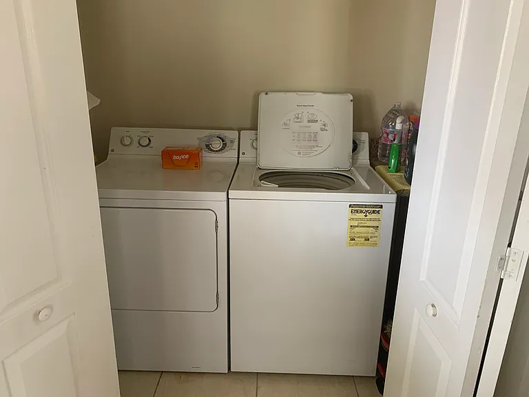 Laundry closet