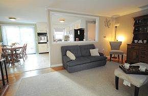 Living room with gas fireplace