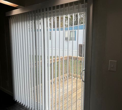 sliding glass door from the living to your 2nd deck