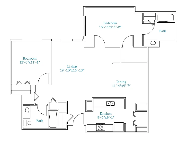 Floor plan Bowery