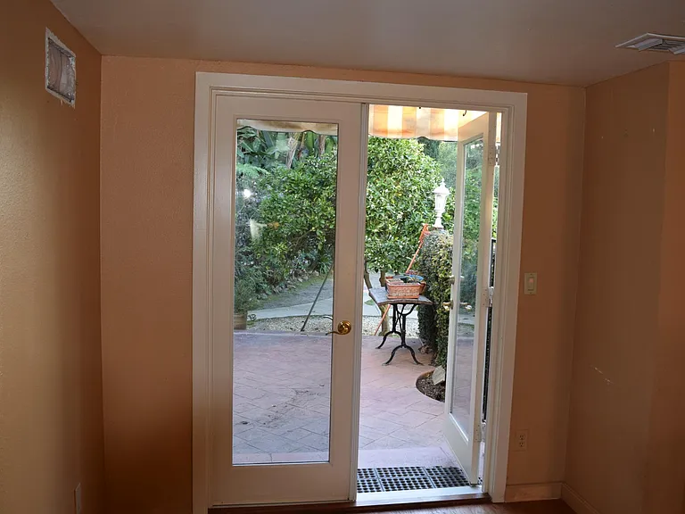 Entrance to the Patio and back Yard
