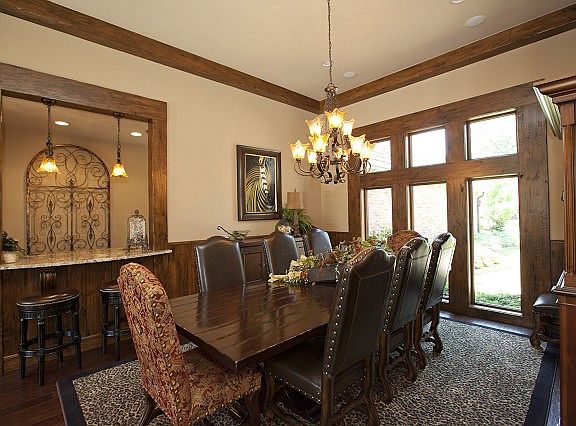 Magnificent wood detailing