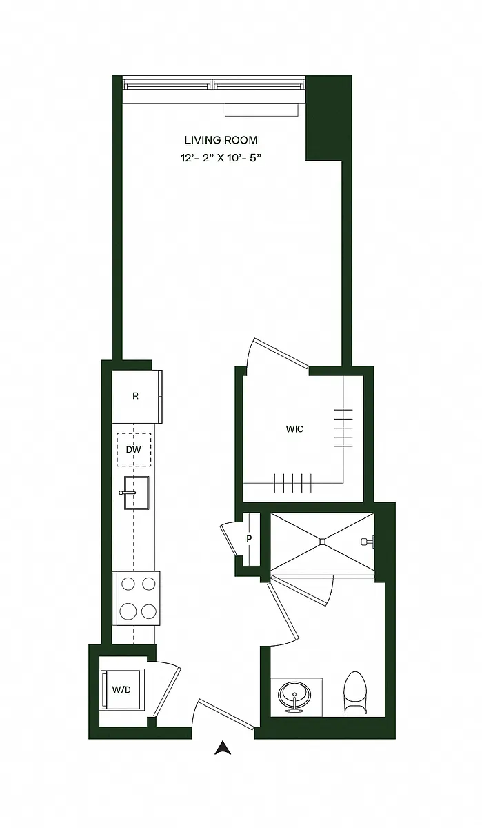 Floor plan Residence 02 - Studio