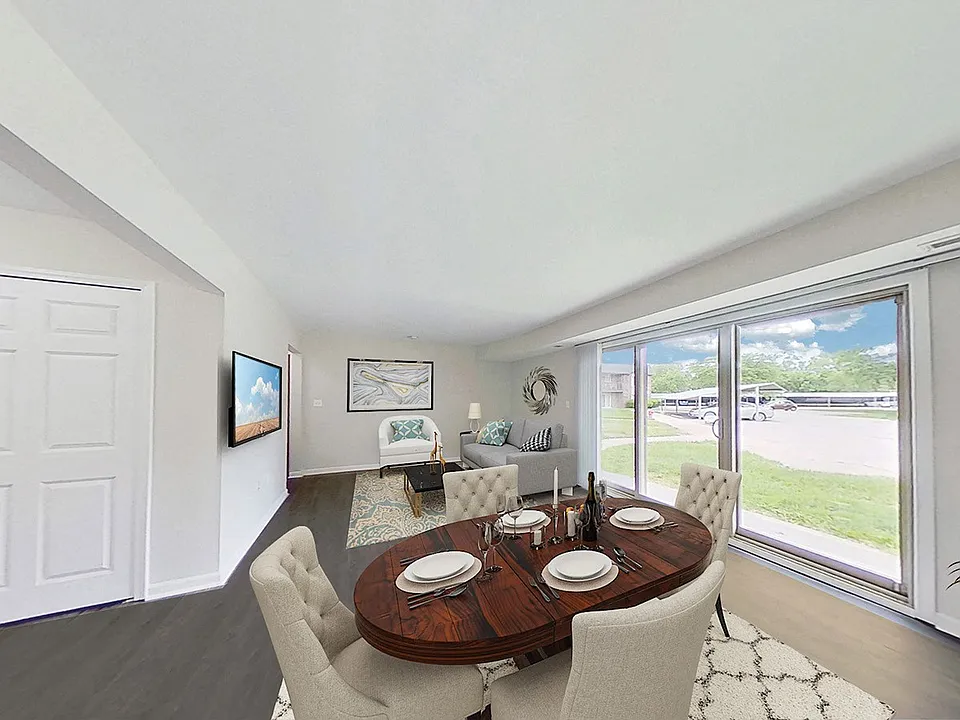 Enjoy the ease of an in-home washer and dryer, private balconies, and an array of premium amenities, including a sparkling outdoor pool.
