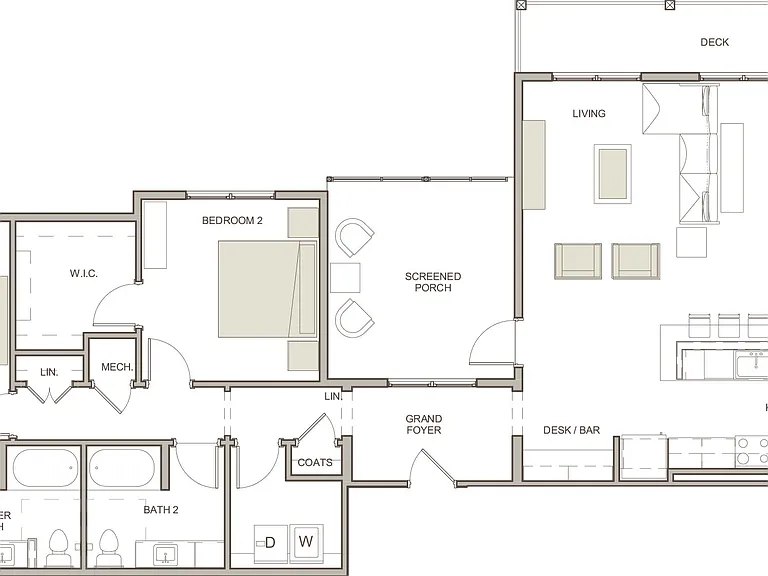 WaterWalk at Shelter Cove Towne Centre - B4 - 2 Beds - 2 Baths - 1615 Sq. ft.