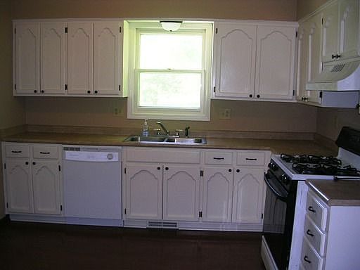 Newly painted cabinets