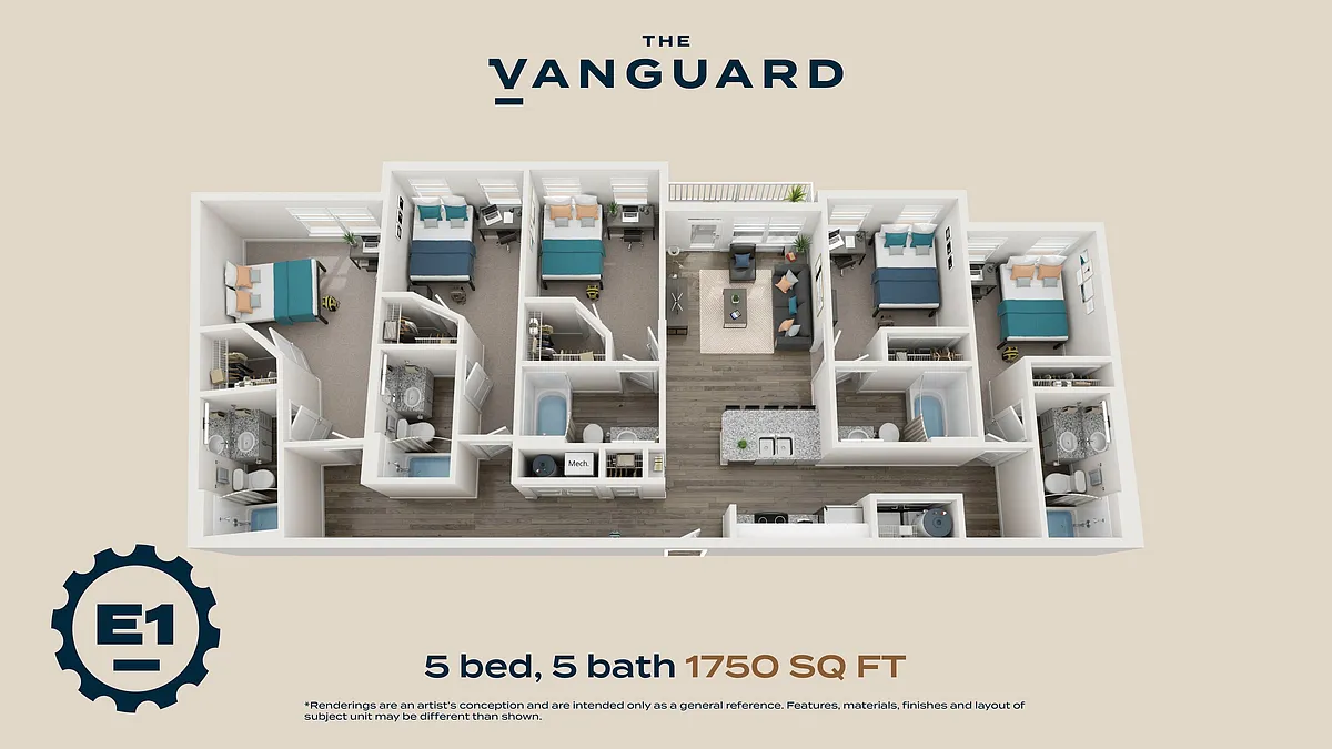 Floor plan E1