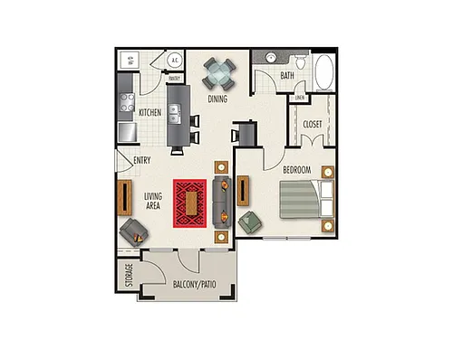 Floor plan A2B