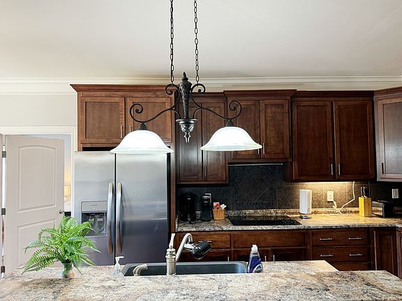 Stainless steel appliances.