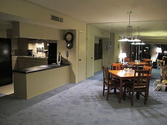 Floor to ceiling mirrors