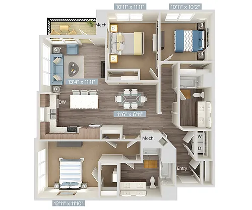 Floor plan C3-333