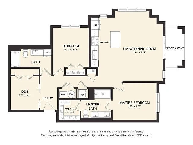 Floor plan C8D