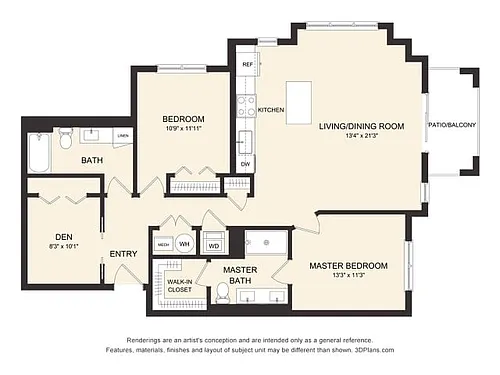 Floor plan C8D
