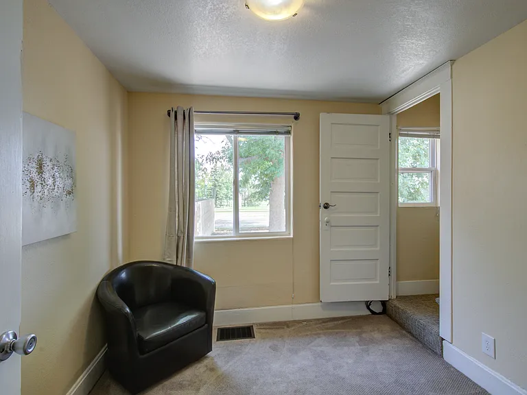 ROOM LEADING TO LOFT- perfect office or tv room