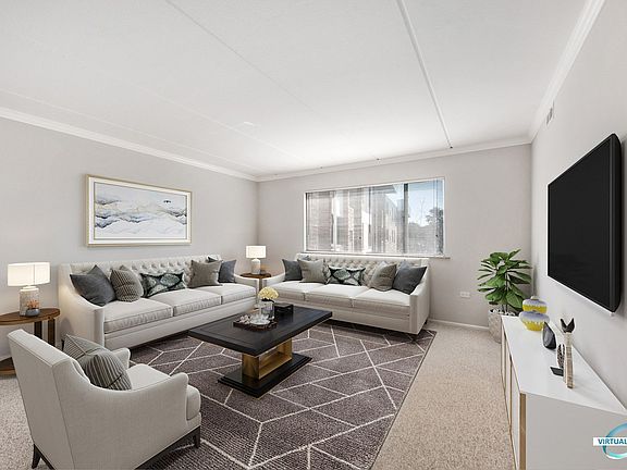 Living room with big picture window