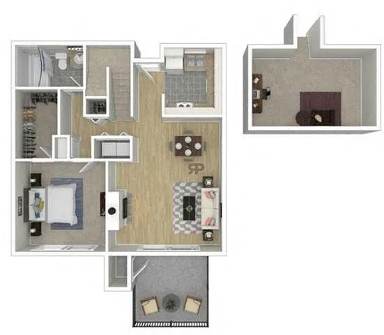 Floor plan Ash Loft