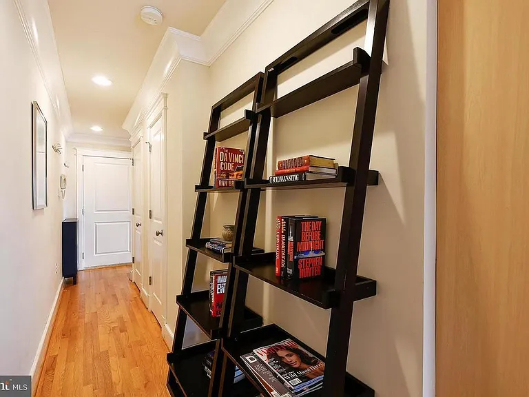 View down the hallway