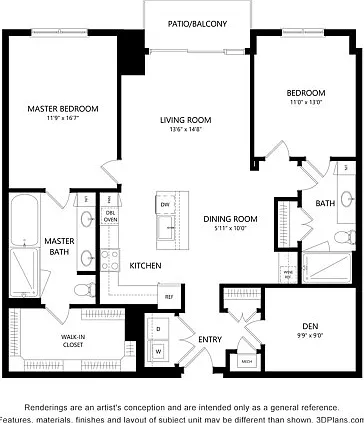 B2 2 bed 2 bath -1390Square Feet B2 2 bed 2 bath -1390Square Feet