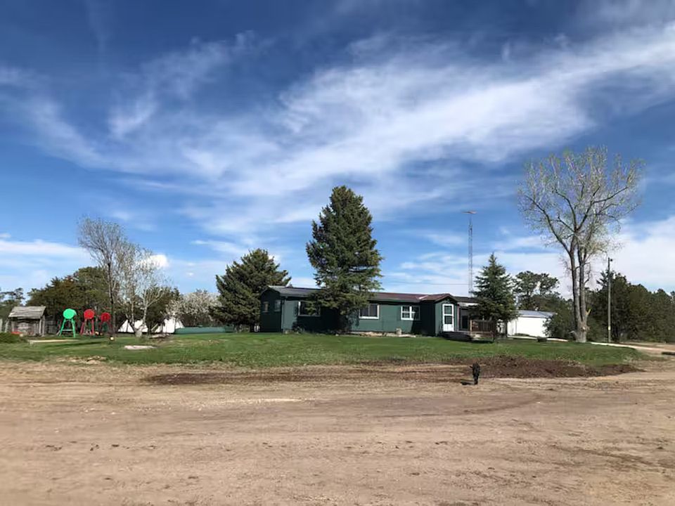 West side of house