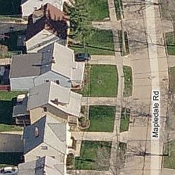 Bird's Eye view of house