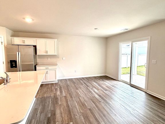 Open concept floor plan