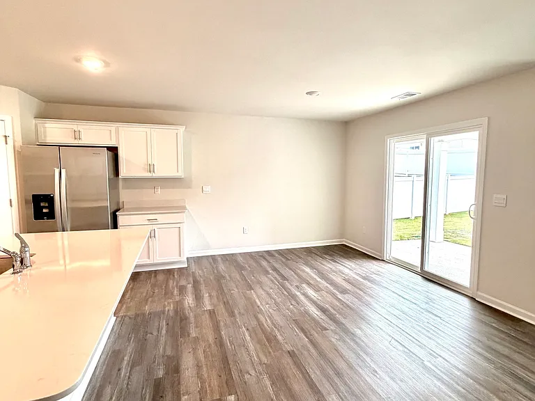 Open concept floor plan