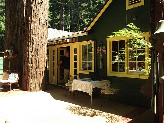 Upstairs deck