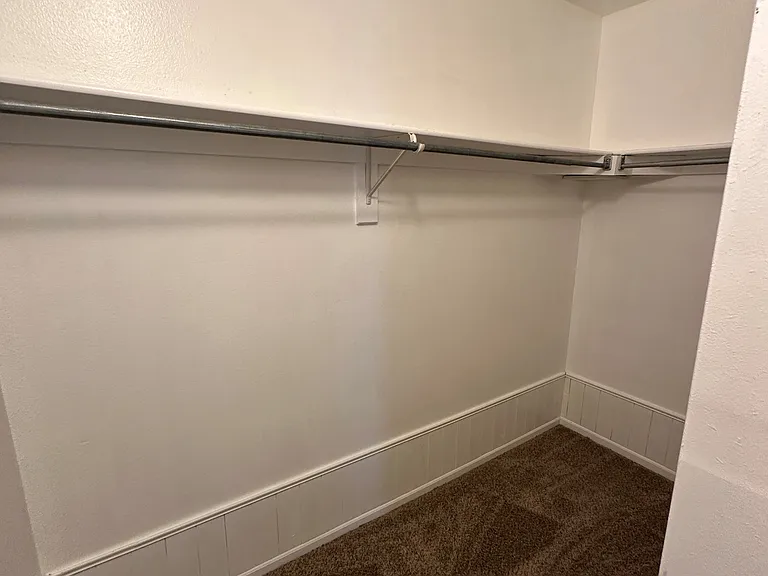 Master bedroom walk-in closet