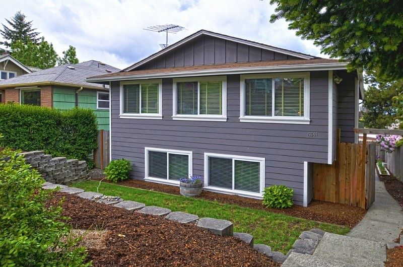 Welcome Home to 6341 40th Ave SW. Located on a quiet side street in West Seattle, this 1976 totally remodeled split level features hardy board siding and double pane windows for lots of natural light