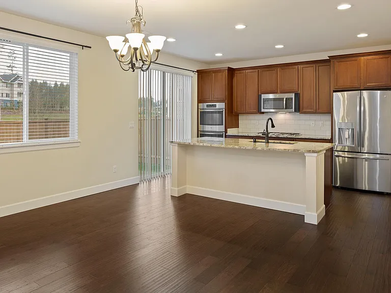 Dining area open to family room