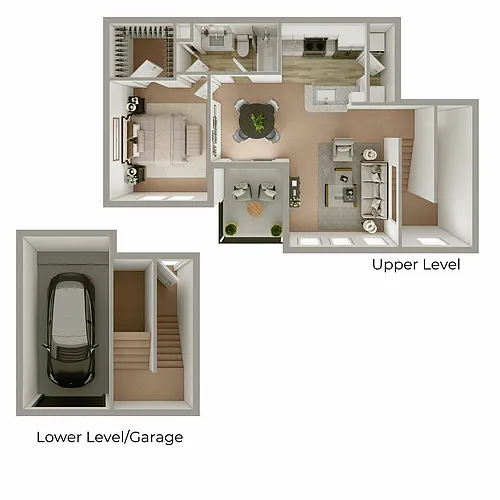 Floor plan 1 Bedroom 1 Bath