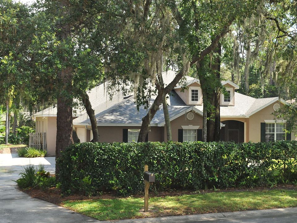 Beautiful mature landscaping