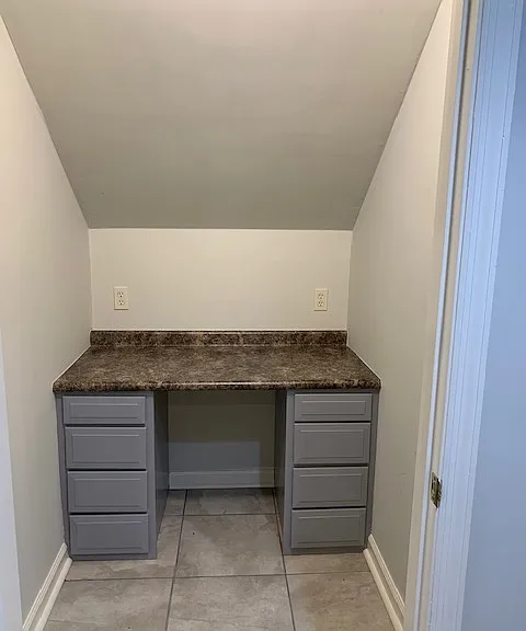Office nook on lower level