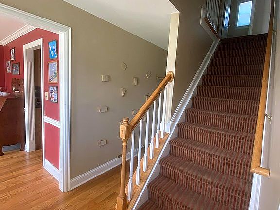 Warm and inviting foyer