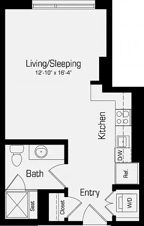 M2 | Studio | 440 Sq. Ft. M2 | Studio | 440 Sq. Ft.