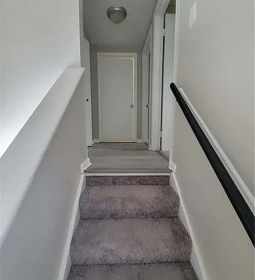 third level - 2 BR and 1 full bathroom