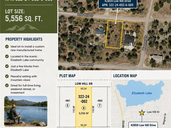 42859 LOW HILL Drive, Lake Elizabeth, CA 93532