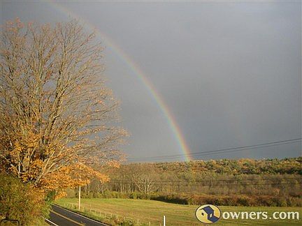 East exposure view of field