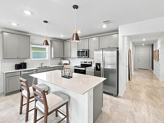 Kitchen with move-in ready package