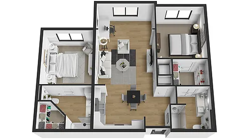 Floor plan 2X2